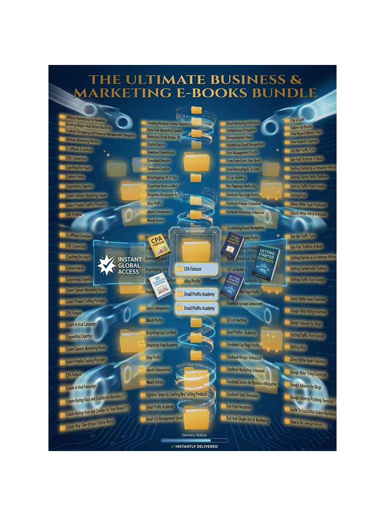 100+ ULTIMATE BUSINESS - MARKETING E-BOOKS BUNDLE