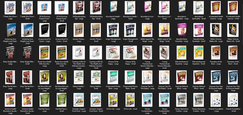 The Ultimate Health & Fitness Library: 100 eBooks