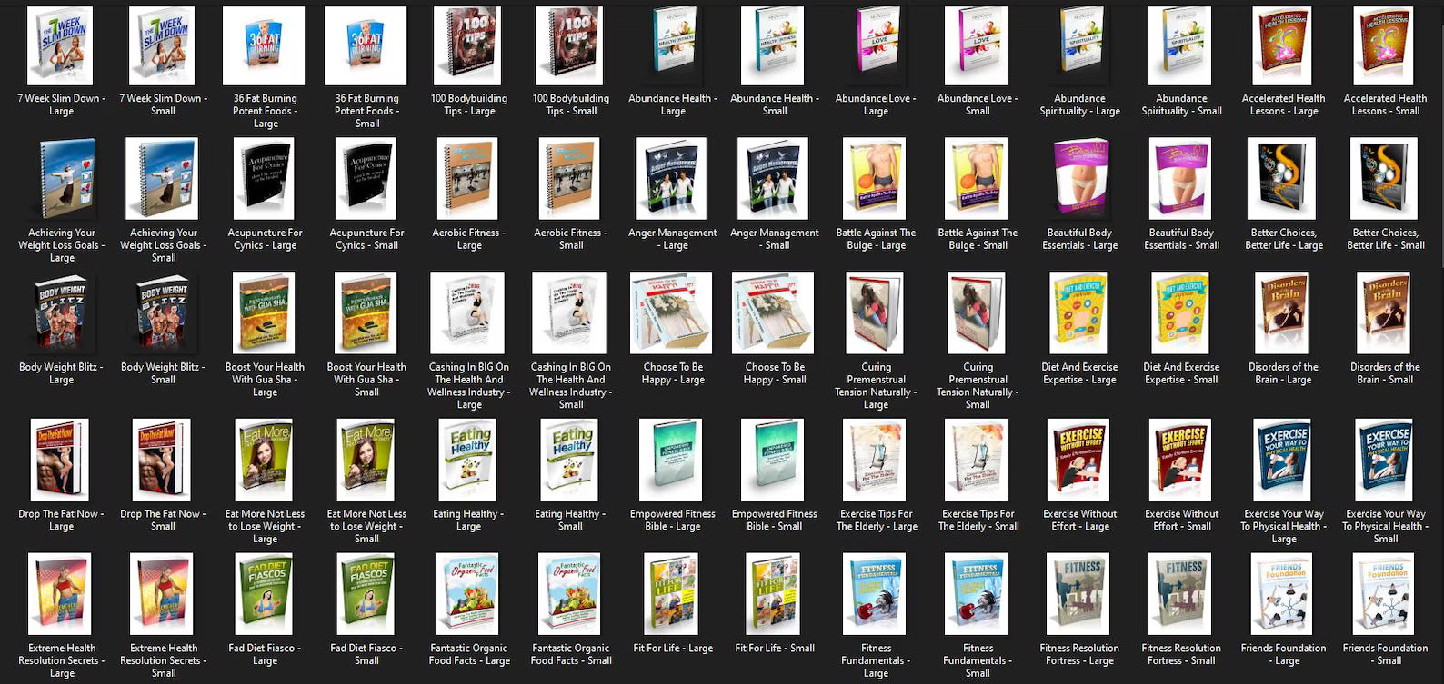 The Ultimate Health & Fitness Library: 100 eBooks